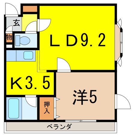 ブレイブリィーの物件間取画像